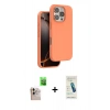 MARSİLYAN™- iPhone 16 Pro Max Kılıf Kıvılcım Çizgi Serisi - Şeffaf Pasifik Cam Ekran Koruyucu + Raze Metal Kamera Lens - NLGY