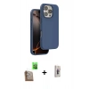 MARSİLYAN™- iPhone 16 Pro Max Kılıf Kıvılcım Çizgi Serisi - Siyah Bilvis 3D Cam Ekran Koruyucu + Raze Metal Kamera Lens - CLTM