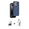 MARSİLYAN™- iPhone 16 Pro Max Kılıf Kıvılcım Çizgi Serisi - Siyah Bilvis 3X AR HD Cam Ekran Koruyucu + Bilvis Titan Kamera Lens - TMGI