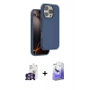 MARSİLYAN™- iPhone 16 Pro Max Kılıf Kıvılcım Çizgi Serisi - Siyah Bilvis 5in1 5D Magic Hayalet Cam Ekran Koruyucu + Bilvis Titan Kamera Lens - GS