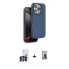 MARSİLYAN™- iPhone 16 Pro Max Kılıf Kıvılcım Çizgi Serisi - Siyah Bilvis Hayalet Cam Ekran Koruyucu + Bilvis Titan Kamera Lens - GS