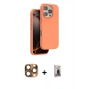 MARSİLYAN™- iPhone 16 Pro Max Kılıf Kıvılcım Çizgi Serisi - Siyah Bilvis Hayalet Cam Ekran Koruyucu + Pers Alüminyum Kamera Lens - CLTM