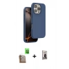 MARSİLYAN™- iPhone 16 Pro Max Kılıf Kıvılcım Çizgi Serisi - Siyah Bilvis Hayalet Cam Ekran Koruyucu + Raze Metal Kamera Lens - CLTM