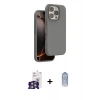 MARSİLYAN™- iPhone 16 Pro Max Kılıf Kıvılcım Çizgi Serisi - Siyah Joko Magic 5D Cam + Bilvis Titan Kamera Lens - GS