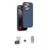 MARSİLYAN™- iPhone 16 Pro Max Kılıf Kıvılcım Çizgi Serisi - Siyah Joko Magic 5D Cam + Titanyum Gri Bilvis Titan Kamera Lens