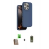 MARSİLYAN™- iPhone 16 Pro Max Kılıf Kıvılcım Çizgi Serisi - Siyah Joko Magic 5D Hayalet Cam + Raze Metal Kamera Lens - CLTM