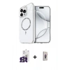 MARSİLYAN™- iPhone 16 Pro Max Kılıf Kıvılcım Form Prime - Siyah Bilvis 3D Cam Ekran Koruyucu + Bilvis Titan Kamera Lens - GS