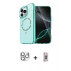MARSİLYAN™- iPhone 16 Pro Max Kılıf Kıvılcım Form Prime - Siyah Bilvis 3D Cam Ekran Koruyucu + Pers Alüminyum Kamera Lens - GS