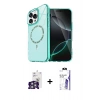 MARSİLYAN™- iPhone 16 Pro Max Kılıf Kıvılcım Form Prime - Siyah Bilvis 3X AR HD Cam Ekran Koruyucu + Bilvis Titan Kamera Lens - GS