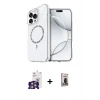 MARSİLYAN™- iPhone 16 Pro Max Kılıf Kıvılcım Form Prime - Siyah Bilvis Hayalet Cam Ekran Koruyucu + Bilvis Titan Kamera Lens - GS