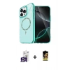 MARSİLYAN™- iPhone 16 Pro Max Kılıf Kıvılcım Form Prime - Siyah Buffer Cam Ekran Koruyucu + Bilvis Titan Kamera Lens - TMGI