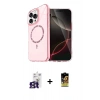 MARSİLYAN™- iPhone 16 Pro Max Kılıf Kıvılcım Form Prime - Siyah Buffer Cam Ekran Koruyucu + Bilvis Titan Kamera Lens - TMGI