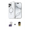 MARSİLYAN™- iPhone 16 Pro Max Kılıf Kıvılcım Form Prime - Siyah Buffer Cam Ekran Koruyucu + Bilvis Titan Kamera Lens - TMGI