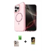 MARSİLYAN™- iPhone 16 Pro Max Kılıf Kıvılcım Form Prime - Siyah Buffer Cam Ekran Koruyucu + Raze Metal Kamera Lens - NLGY