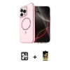 MARSİLYAN™- iPhone 16 Pro Max Kılıf Kıvılcım Form Prime - Siyah Buffer Cam Ekran Koruyucu + PVD Metal Kamera Lens - GS