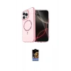 MARSİLYAN™- iPhone 16 Pro Max Kılıf Kıvılcım Form Prime - Siyah Buffer Hayalet Cam Ekran Koruyucu