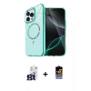 MARSİLYAN™- iPhone 16 Pro Max Kılıf Kıvılcım Form Prime - Siyah Buffer Hayalet Cam Ekran Koruyucu + Bilvis Titan Kamera Lens - TMGI