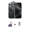 MARSİLYAN™- iPhone 16 Pro Max Kılıf Kıvılcım Form Prime - Siyah Joko Magic 5D Cam + Bilvis Titan Kamera Lens - GS