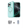 MARSİLYAN™- iPhone 16 Pro Max Kılıf Kıvılcım Form Prime - Siyah Joko Magic 5D Cam + Pers Alüminyum Kamera Lens - GI