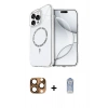 MARSİLYAN™- iPhone 16 Pro Max Kılıf Kıvılcım Form Prime - Siyah Joko Magic 5D Cam + Pers Alüminyum Kamera Lens - CLTM