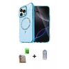 MARSİLYAN™- iPhone 16 Pro Max Kılıf Kıvılcım Form Prime - Siyah Joko Magic 5D Cam + Raze Metal Kamera Lens - CLTM