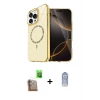 MARSİLYAN™- iPhone 16 Pro Max Kılıf Kıvılcım Form Prime - Siyah Joko Magic 5D Cam + Raze Metal Kamera Lens - CLTM