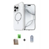 MARSİLYAN™- iPhone 16 Pro Max Kılıf Kıvılcım Form Prime - Siyah Joko Magic 5D Cam + Raze Metal Kamera Lens - CLTM