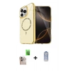 MARSİLYAN™- iPhone 16 Pro Max Kılıf Kıvılcım Form Prime - Siyah Joko Magic 5D Cam + Raze Metal Kamera Lens - NLGY