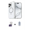 MARSİLYAN™- iPhone 16 Pro Max Kılıf Kıvılcım Form Prime - Siyah Joko Magic 5D Cam + Titanyum Gri Bilvis Titan Kamera Lens