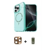 MARSİLYAN™- iPhone 16 Pro Max Kılıf Kıvılcım Form Prime - Siyah Joko Magic 5D Hayalet Cam + Pers Alüminyum Kamera Lens - CLTM