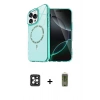 MARSİLYAN™- iPhone 16 Pro Max Kılıf Kıvılcım Form Prime - Siyah Joko Magic 5D Hayalet Cam + PVD Metal Kamera Lens - SH