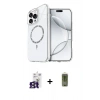 MARSİLYAN™- iPhone 16 Pro Max Kılıf Kıvılcım Form Prime - Siyah Joko Magic 5D Hayalet Cam + Titanyum Gri Bilvis Titan Kamera Lens