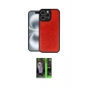 MARSİLYAN™- iPhone 16 Pro Max Kılıf Kıvılcım Işık Serisi - Şeffaf 360 Full Body Arka Koruyucu