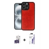 MARSİLYAN™- iPhone 16 Pro Max Kılıf Kıvılcım Işık Serisi - Siyah Bilvis 3X AR HD Cam Ekran Koruyucu + Bilvis Titan Kamera Lens - TMGI