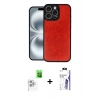 MARSİLYAN™- iPhone 16 Pro Max Kılıf Kıvılcım Işık Serisi - Siyah Bilvis 3X AR HD Cam Ekran Koruyucu + Raze Metal Kamera Lens - BZ