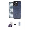 MARSİLYAN™- iPhone 16 Pro Max Kılıf Kıvılcım Işık Serisi - Siyah Joko Magic 5D Cam + Bilvis Titan Kamera Lens - GS