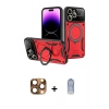 MARSİLYAN™- iPhone 16 Pro Max Kılıf Kıvılcım Modern Serisi - Siyah Joko Magic 5D Cam + Pers Alüminyum Kamera Lens - CLTM