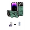MARSİLYAN™- iPhone 16 Pro Max Kılıf Kıvılcım Modern Serisi - Siyah Joko Magic 5D Cam + Titanyum Gri Bilvis Titan Kamera Lens