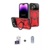 MARSİLYAN™- iPhone 16 Pro Max Kılıf Kıvılcım Modern Serisi - Siyah Joko Magic 5D Cam + Titanyum Gri Bilvis Titan Kamera Lens