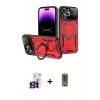 MARSİLYAN™- iPhone 16 Pro Max Kılıf Kıvılcım Modern Serisi - Siyah Joko Magic 5D Hayalet Cam + Titanyum Gri Bilvis Titan Kamera Lens