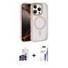 MARSİLYAN™- iPhone 16 Pro Max Kılıf Kıvılcım Prime - Siyah Bilvis 3X AR HD Cam Ekran Koruyucu + Bilvis Titan Kamera Lens - GS