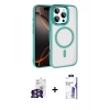 MARSİLYAN™- iPhone 16 Pro Max Kılıf Kıvılcım Prime - Siyah Bilvis 3X AR HD Cam Ekran Koruyucu + Bilvis Titan Kamera Lens - GS