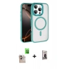 MARSİLYAN™- iPhone 16 Pro Max Kılıf Kıvılcım Prime - Siyah Bilvis Hayalet Cam Ekran Koruyucu + Raze Metal Kamera Lens - NLGY