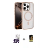 MARSİLYAN™- iPhone 16 Pro Max Kılıf Kıvılcım Prime - Siyah Buffer Cam Ekran Koruyucu + Bilvis Titan Kamera Lens - GS
