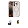 MARSİLYAN™- iPhone 16 Pro Max Kılıf Kıvılcım Prime - Siyah Buffer Cam Ekran Koruyucu + Bilvis Titan Kamera Lens - TMGI