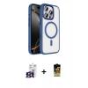 MARSİLYAN™- iPhone 16 Pro Max Kılıf Kıvılcım Prime - Siyah Buffer Cam Ekran Koruyucu + Bilvis Titan Kamera Lens - TMGI