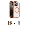 MARSİLYAN™- iPhone 16 Pro Max Kılıf Kıvılcım Prime - Siyah Joko Magic 5D Cam + Pers Alüminyum Kamera Lens - CLTM