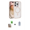 MARSİLYAN™- iPhone 16 Pro Max Kılıf Kıvılcım Prime - Siyah Joko Magic 5D Cam + Raze Metal Kamera Lens - CLTM