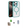 MARSİLYAN™- iPhone 16 Pro Max Kılıf Kıvılcım Prime - Siyah Joko Magic 5D Cam + Raze Metal Kamera Lens - CLTM