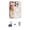 MARSİLYAN™- iPhone 16 Pro Max Kılıf Kıvılcım Prime - Siyah Joko Magic 5D Cam + Siyah Bilvis Titan Kamera Lens